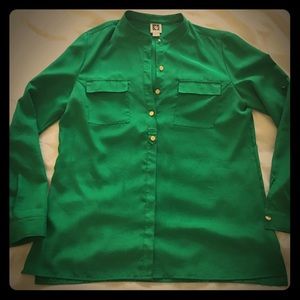 Anne Klein Kelly Green Blouse